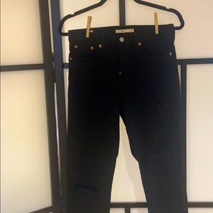 Black Levi Jeans - wedgie, from Aritzia
